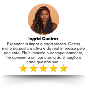 Excelente profissional! As sessões são ótimas e muito produtivas! Já havia feito terapia anteriormente, mas com a Débora senti uma diferença enorme na minha evolução. Recomendo demais! (5)